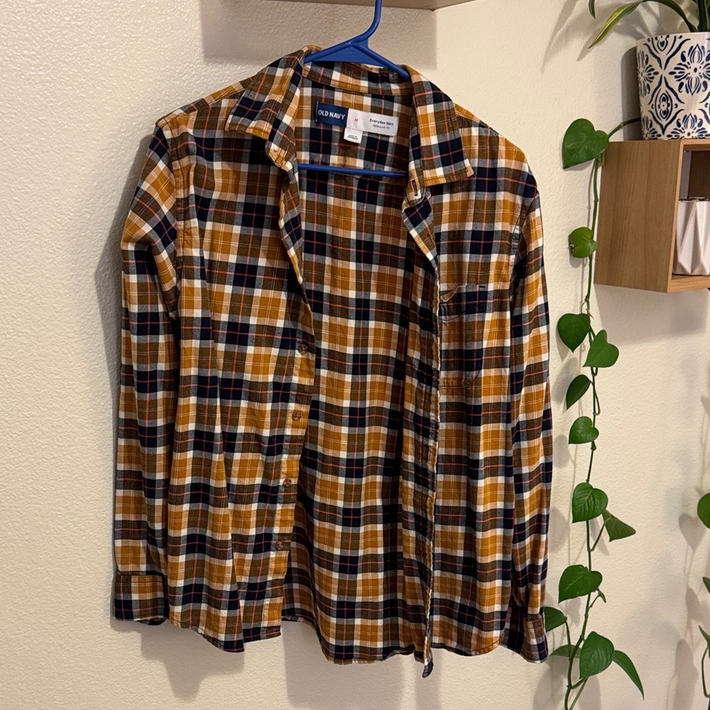 Old Navy Multicolor Plaid Shirt